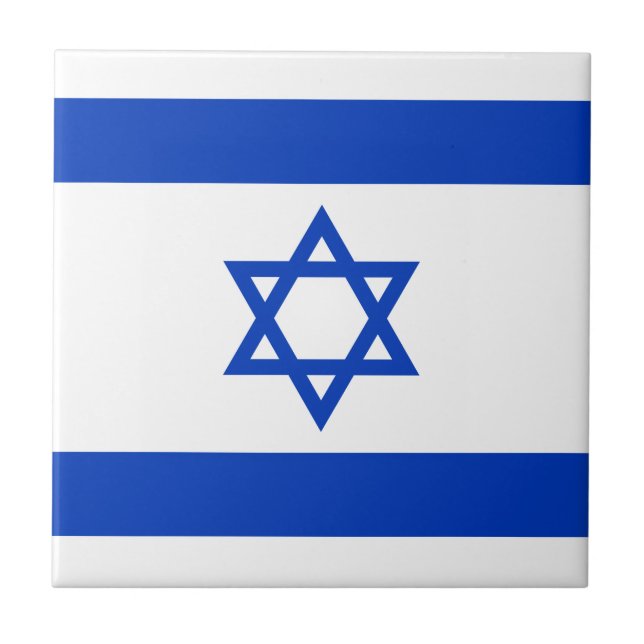 Carreau Drapeau d'Israël (Devant)