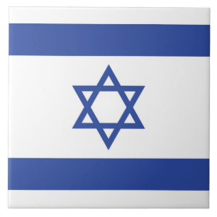 Carreau Drapeau d'Israël : Étoile de David, judaïsme, juif