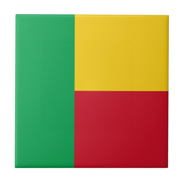 Carreau Drapeau du Bénin (Devant)