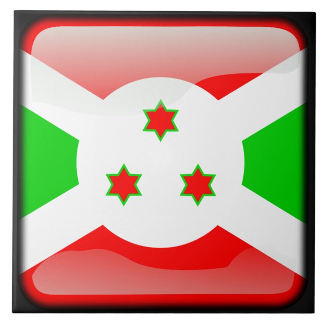 Carreau Drapeau du Burundi (Devant)