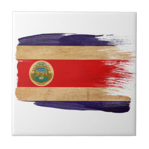 Carreau Drapeau du Costa Rica