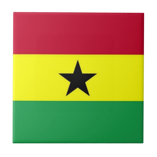 Carreau Drapeau du Ghana (Devant)