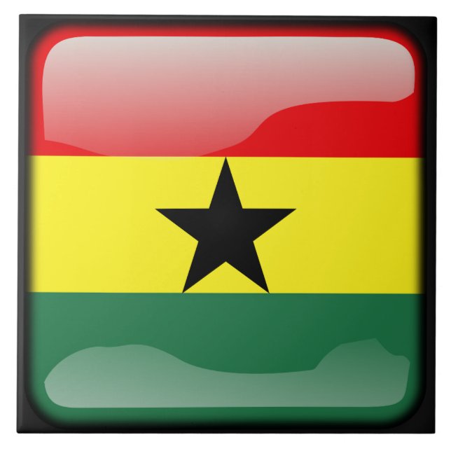 Carreau Drapeau du Ghana (Devant)