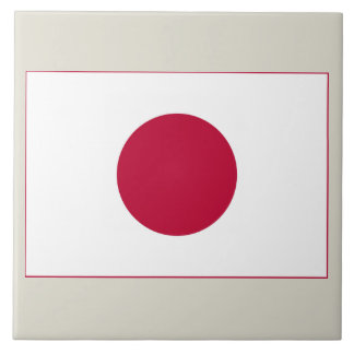 Carreau Drapeau du Japon : Hinomaru, Nisshōki, Soleil leva