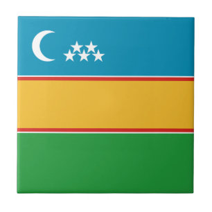 Carreau Drapeau du Karakalpakstan