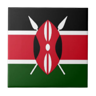 Carreau Drapeau du Kenya