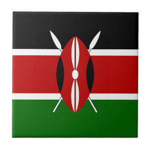 Carreau Drapeau du Kenya