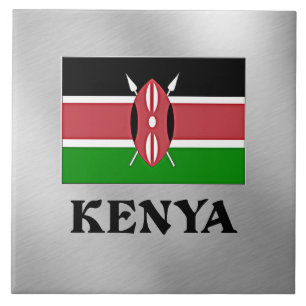 Carreau Drapeau du Kenya