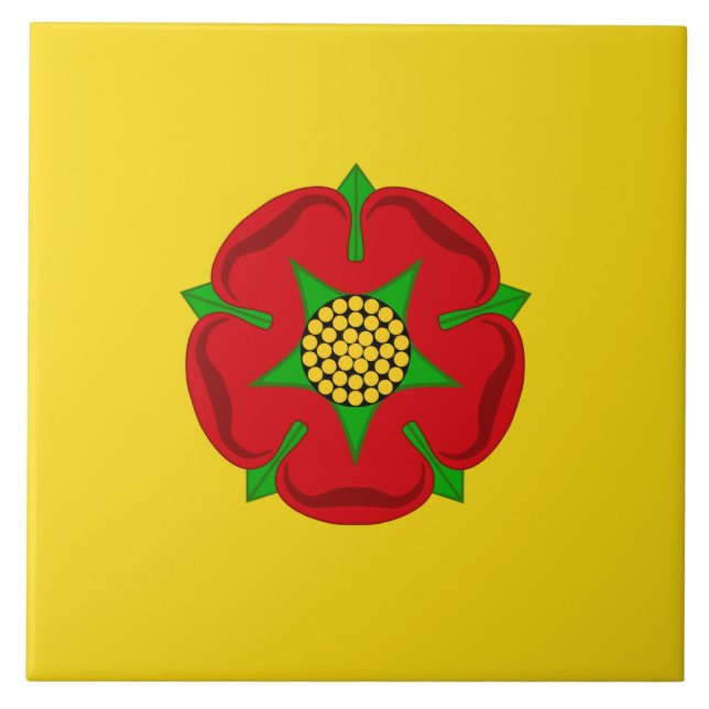 Carreau Drapeau du Lancashire (Devant)