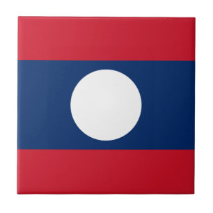 Carreau Drapeau du Laos