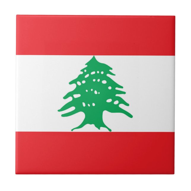 Carreau Drapeau du Liban (Devant)