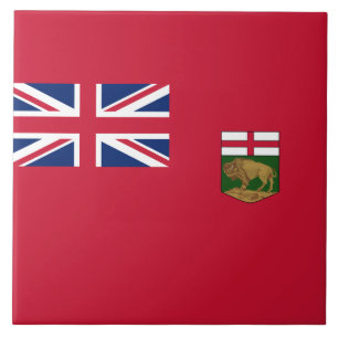 Carreau Drapeau du Manitoba