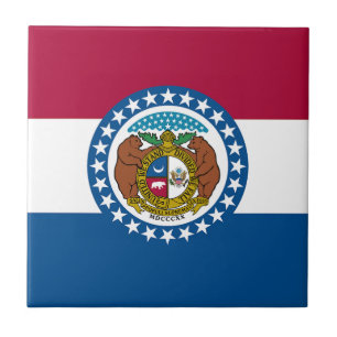 Carreau Drapeau du Missouri