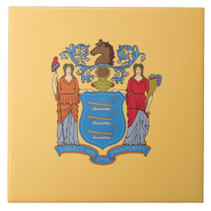 Carreau Drapeau du New Jersey