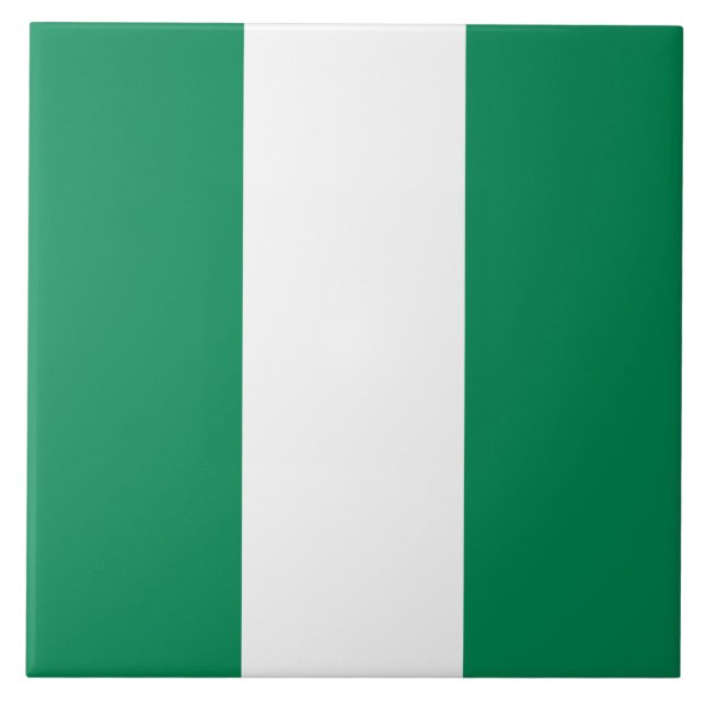 Carreau Drapeau du Nigeria (Devant)