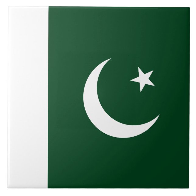 Carreau Drapeau du Pakistan (Devant)