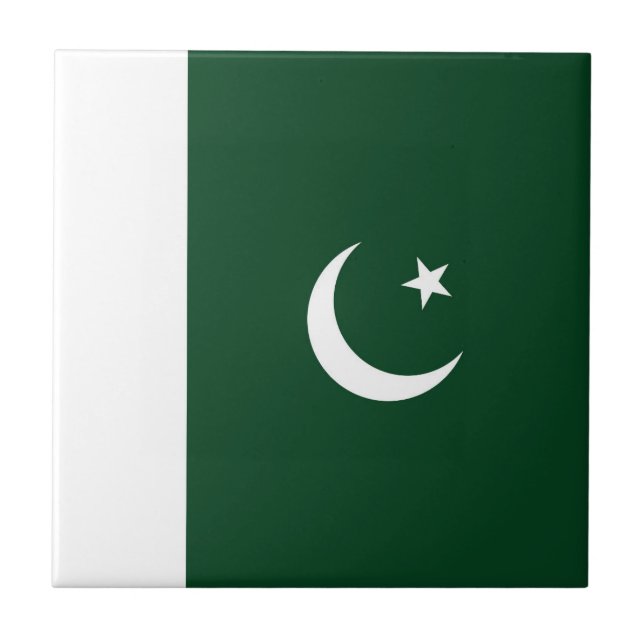 Carreau Drapeau du Pakistan (Devant)
