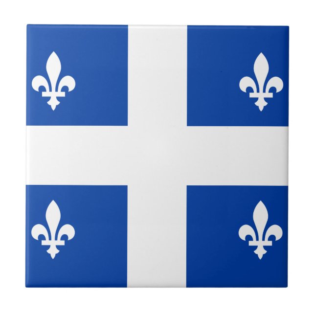 Carreau Drapeau du Québec (Devant)