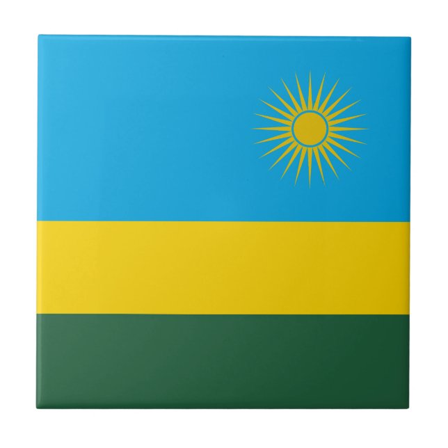 Carreau Drapeau du Rwanda (Devant)