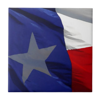Carreau Drapeau du Texas Pop Art
