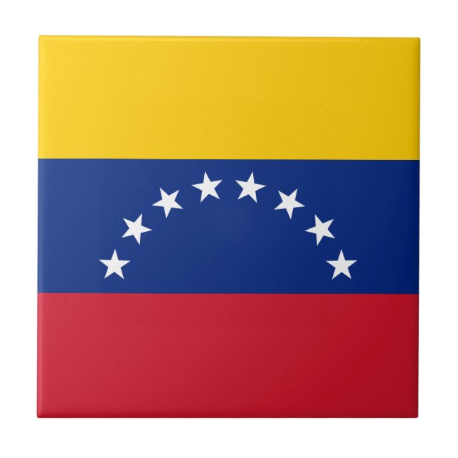 Carreau Drapeau du Venezuela (Devant)