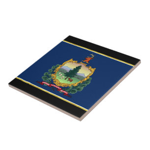 Carreau Drapeau du Vermont