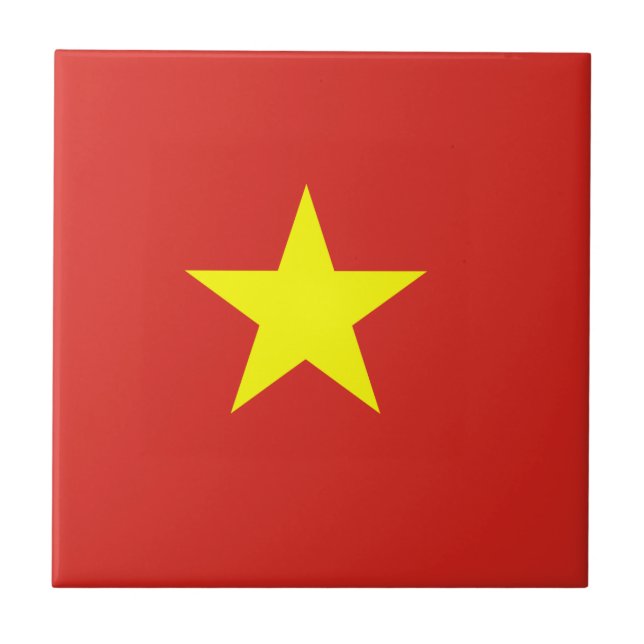 Carreau Drapeau du Vietnam (Devant)