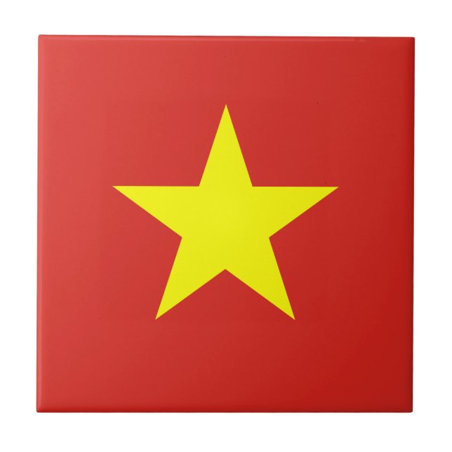 Carreau Drapeau du Vietnam Carrelage en céramique (Devant)