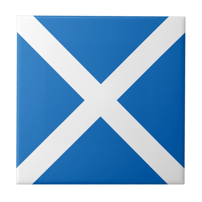 Carreau Drapeau écossais Saltire (Devant)