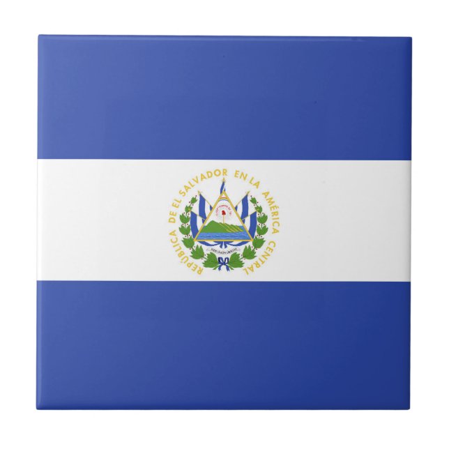 Carreau Drapeau El Salvador (Devant)