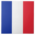 Carreau Drapeau français (France)<br><div class="desc">Ce dessin est orné du drapeau national de la France (officiellement République française, République française), un pays composé de France métropolitaine en Europe occidentale et de plusieurs régions et territoires d'outre-mer. La zone métropolitaine de France s'étend de la mer Méditerranée à la Manche et à la Mer du Nord, et...</div>