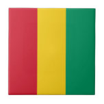 Carreau Drapeau Guinée<br><div class="desc">Drapeau patriotique de Guinée.</div>