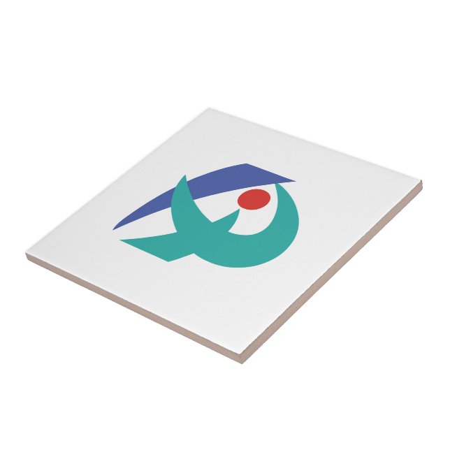 Carreau Drapeau Iga, Mie, Japon (Côté)