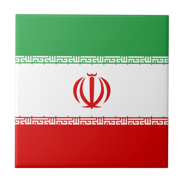 Carreau Drapeau Iran (Devant)