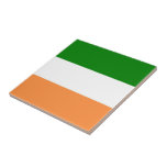 Carreau Drapeau irlandais<br><div class="desc">Ce design est orné d'un drapeau irlandais. Il peut être utilisé pour de nombreux projets comme un backsplash pour un pub irlandais ou un décor artisanal. Montrez votre fierté avec cette tuile.</div>