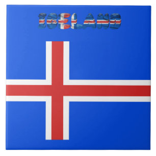 Carreau Drapeau islandais