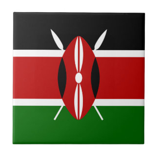 Carreau Drapeau Kenya Afrique