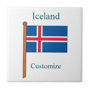 Carreau Drapeau national d'Islande Thunder_Cove