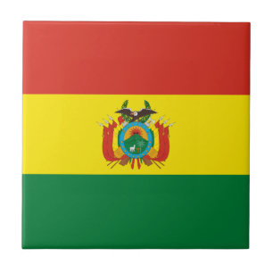 Carreau Drapeau patriotique bolivien