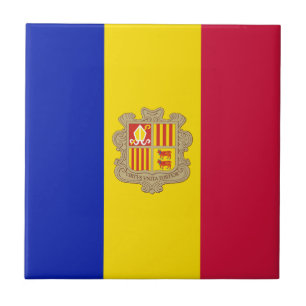 Carreau Drapeau patriotique d'Andorre