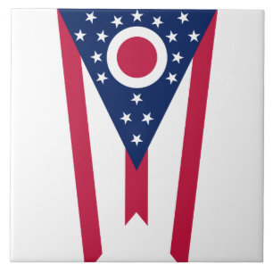 Carreau Drapeau patriotique de l'Ohio