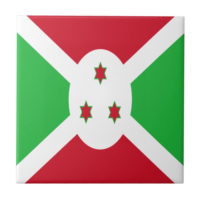 Carreau Drapeau patriotique du Burundi (Devant)