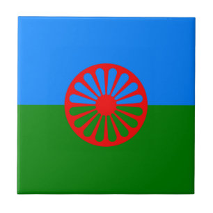 Carreau Drapeau romani