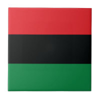 Drapeau rouge, noir et vert