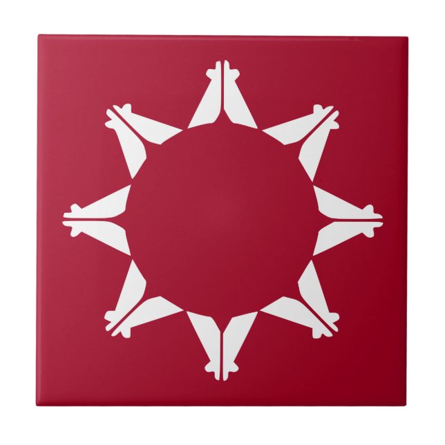 Carreau Drapeau sioux oglala lakota (Devant)