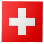 Carreau Drapeau Suisse<br><div class="desc">Ajoutez une touche d'élégance suisse à votre décor de maison grâce à notre carrelage exclusif avec le drapeau de la Suisse ! Réalisée avec soin dans le détail, cette tuile est plus qu’un simple objet décoratif, c’est une célébration du patrimoine et de la fierté culturelle de la Suisse. Le design...</div>