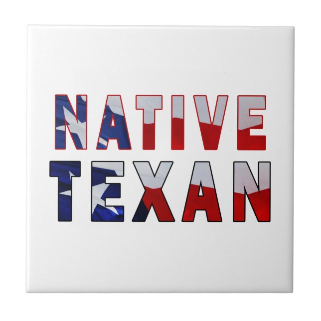 Carreau Drapeau texan natif (Devant)