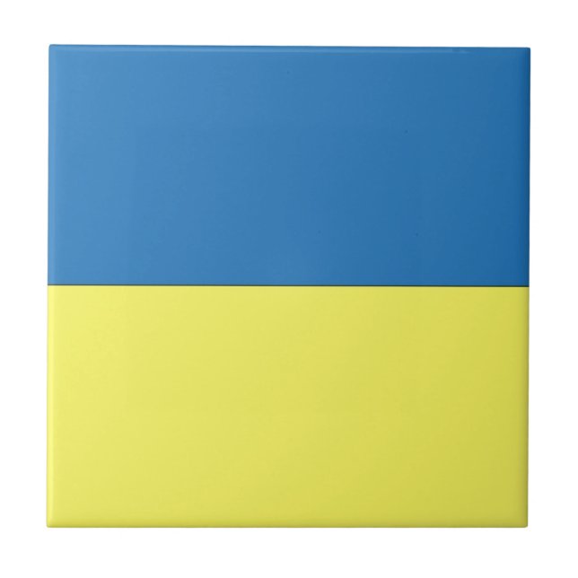 Carreau Drapeau ukrainien (Devant)