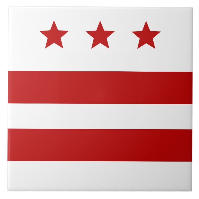 Carreau Drapeau urbain de Washington D.C. (Devant)