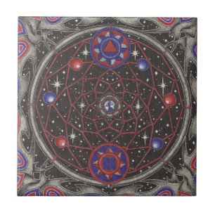 Carreau dreamcatcher de l'espace intérieur